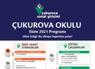ÇSG/ÇUKUROVA OKULU EKİM 2021 PROGRAMI