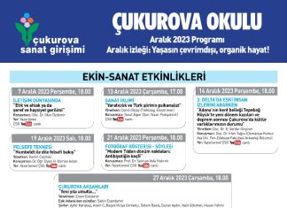 Çukurova Okulu Aralık 2023 Programı