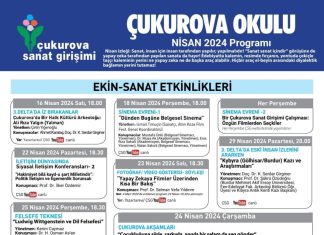 ÇO NİSAN 2024 PROGRAMI