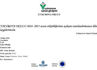 ÇUKUROVA OKULU YENİ SEZON ETKİNLİKLERİ BAŞLIYOR