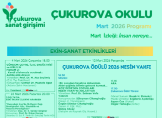 Çukurova Okulu Mart 2026 Programı